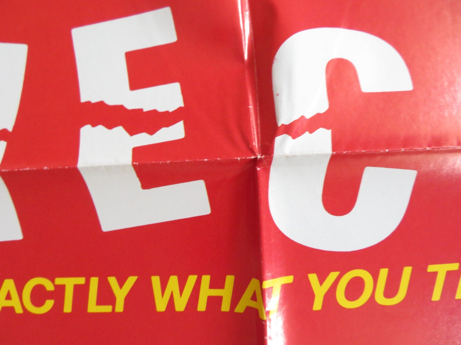 PIECES FOLDED US ONE SHEET POSTER CHRISTOPHER GEORGE PAUL SMITH 1982 Rendezvous Cinema Movie posters