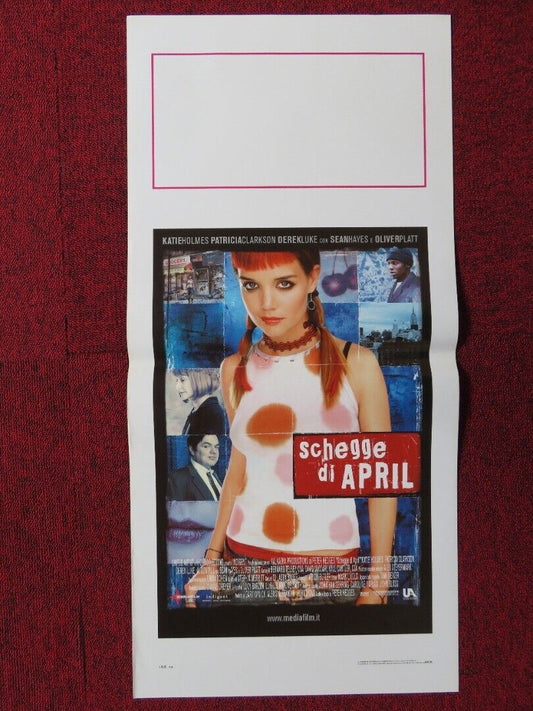 PIECES OF APRIL ITALIAN LOCANDINA (27.5"x13") POSTER KATIE HOLMES 2003 Movie posters