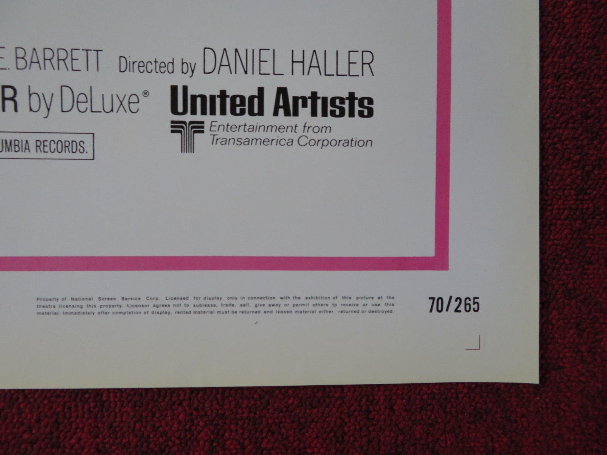 PIECES OF DREAMS FOLDED US ONE SHEET POSTER ROBERT FORESTER LAUREN HUTTON 1970 Rendezvous Cinema Movie posters