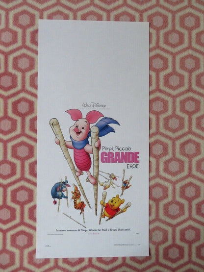 PIGLET'S BIG MOVIE ITALIAN LOCANDINA (27.5"x13") POSTER DISNEY POOH 2003 Movie posters