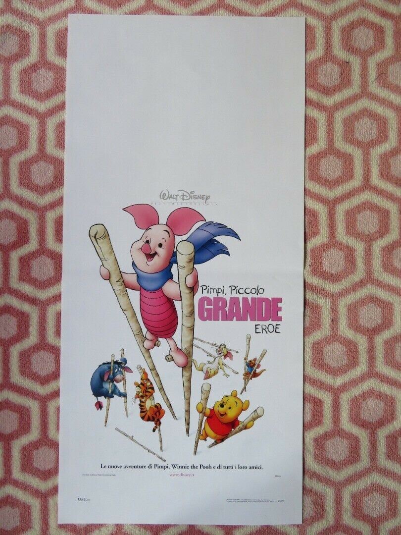 PIMPI PICCOLO GRANDE EROC ITALIAN LOCANDINA (27.5"x13") POSTER DISNEY 2003 Movie posters
