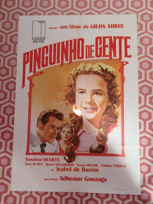 PINGUINHO DE GENTE PORTUGUESE (36"x 25") POSTER ANSELMO DUARTE 1949 Movie posters