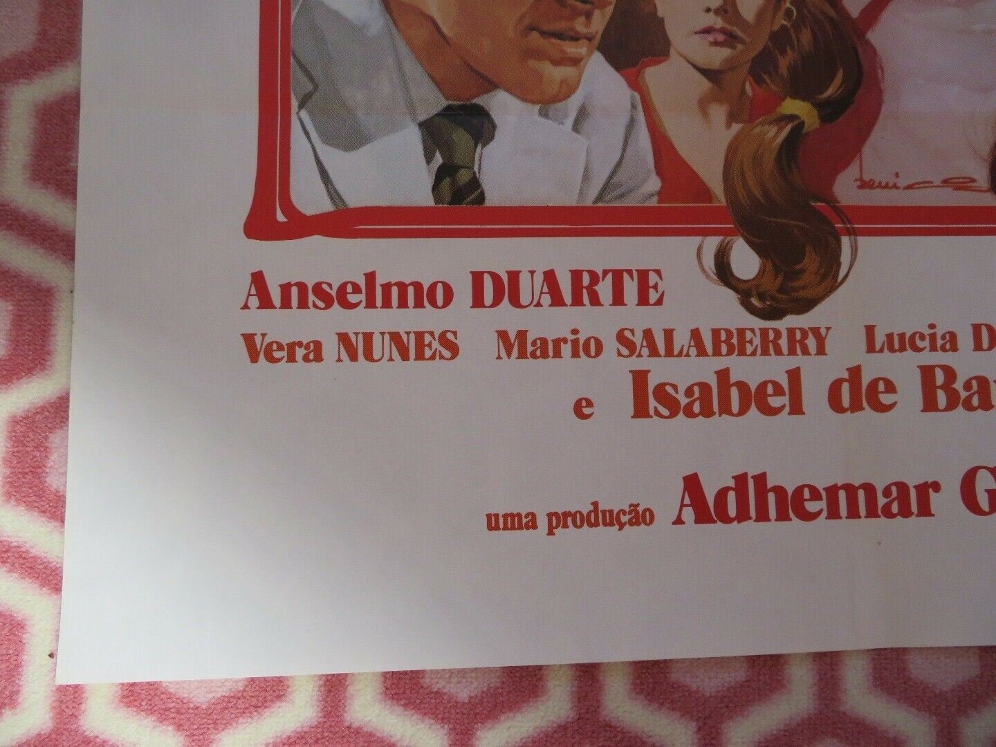 PINGUINHO DE GENTE PORTUGUESE (36"x 25") POSTER ANSELMO DUARTE 1949 Movie posters