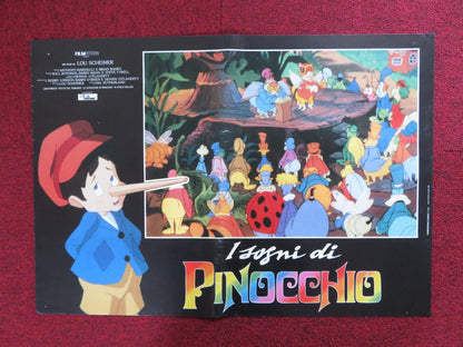 PINOCCHIO AND THE EMPEROR OF THE NIGHT - B ITALIAN FOTOBUSTA POSTER ASNER 1989 Rendezvous Cinema Movie posters