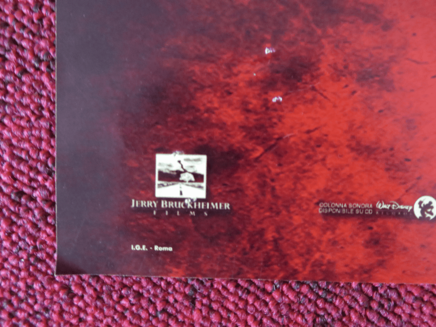 PIRATES OF THE CARIBBEAN: DEAD MAN'S CHEST - A ITALIAN FOTOBUSTA POSTER 2006 Rendezvous Cinema Movie posters