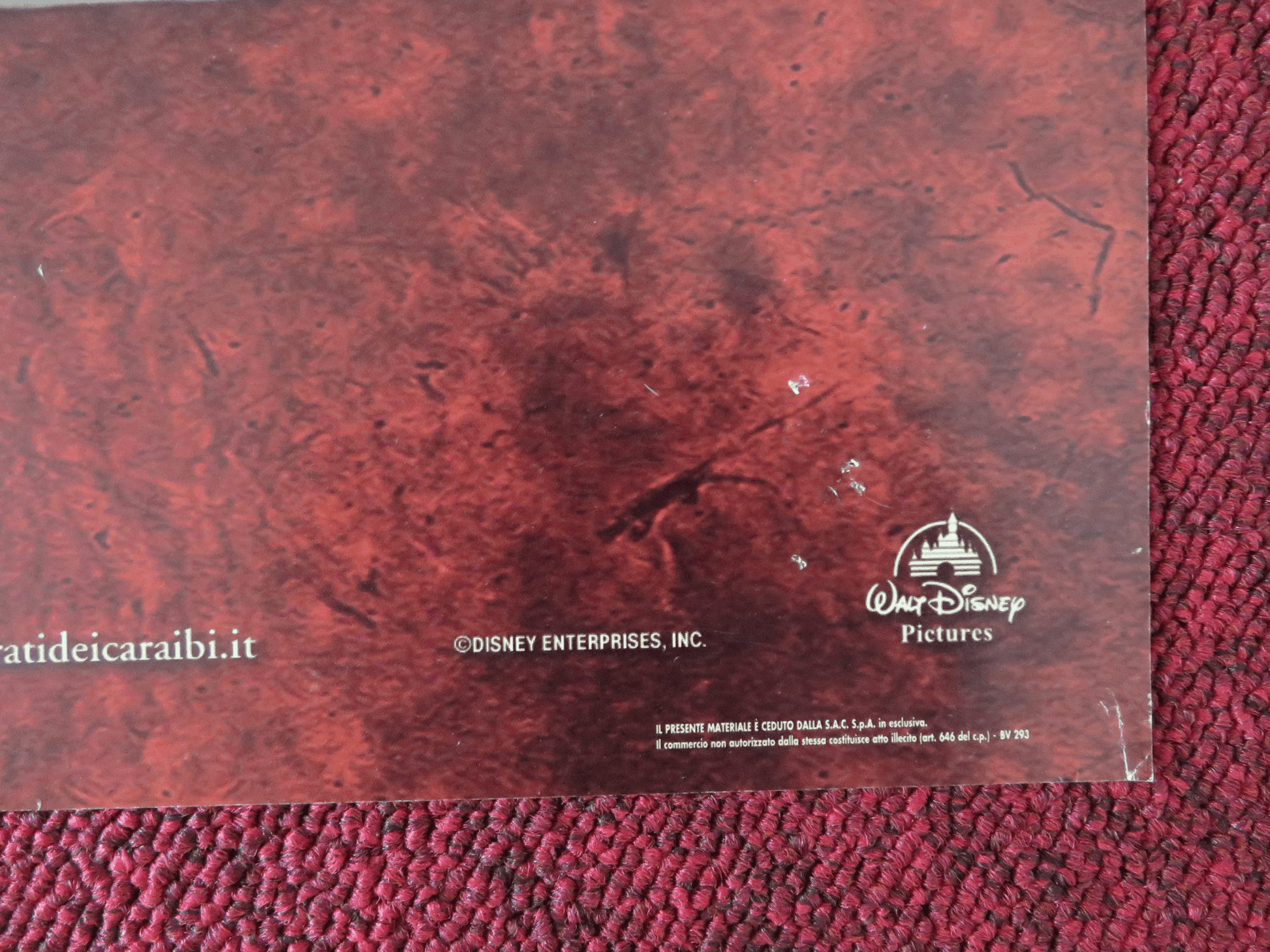 PIRATES OF THE CARIBBEAN: DEAD MAN'S CHEST - A ITALIAN FOTOBUSTA POSTER 2006 Rendezvous Cinema Movie posters