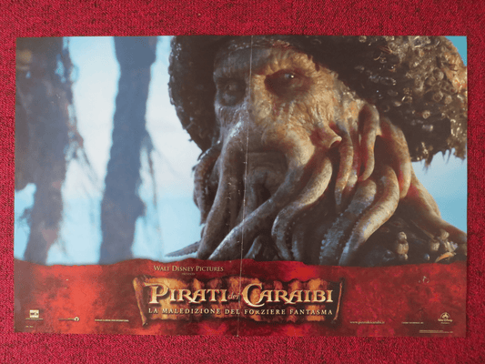 PIRATES OF THE CARIBBEAN: DEAD MAN'S CHEST - B ITALIAN FOTOBUSTA POSTER 2006 Rendezvous Cinema Movie posters