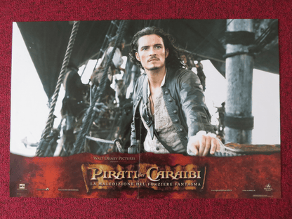 PIRATES OF THE CARIBBEAN: DEAD MAN'S CHEST - C ITALIAN FOTOBUSTA POSTER 2006 Rendezvous Cinema Movie posters