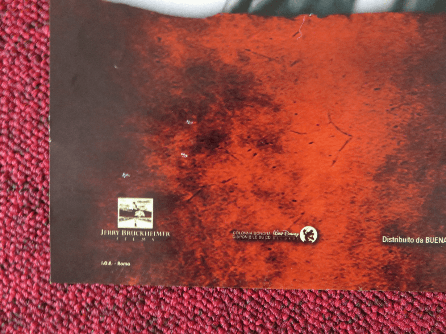 PIRATES OF THE CARIBBEAN: DEAD MAN'S CHEST - C ITALIAN FOTOBUSTA POSTER 2006 Rendezvous Cinema Movie posters