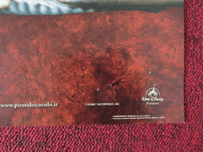 PIRATES OF THE CARIBBEAN: DEAD MAN'S CHEST - C ITALIAN FOTOBUSTA POSTER 2006 Rendezvous Cinema Movie posters