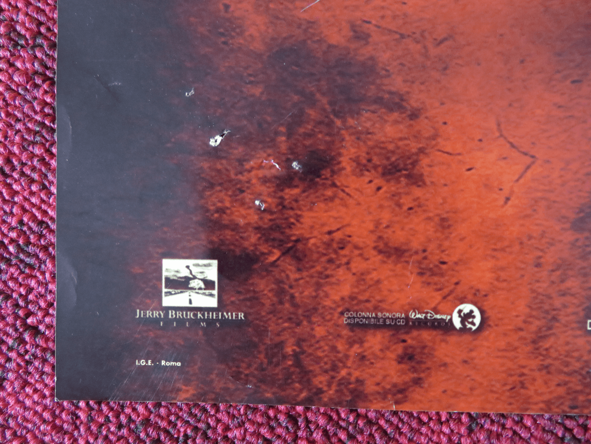 PIRATES OF THE CARIBBEAN: DEAD MAN'S CHEST - D ITALIAN FOTOBUSTA POSTER 2006 Rendezvous Cinema Movie posters