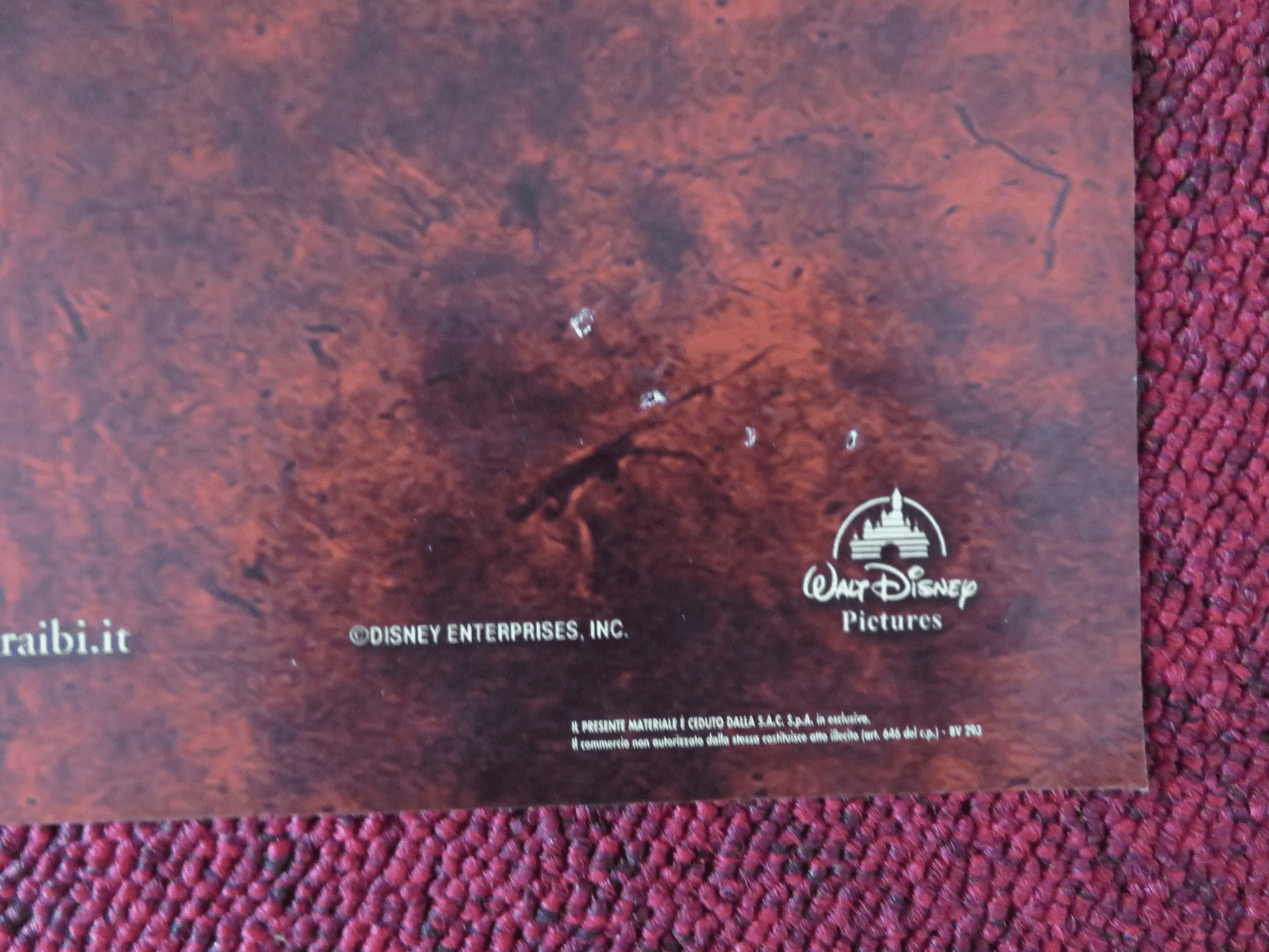 PIRATES OF THE CARIBBEAN: DEAD MAN'S CHEST - D ITALIAN FOTOBUSTA POSTER 2006 Rendezvous Cinema Movie posters