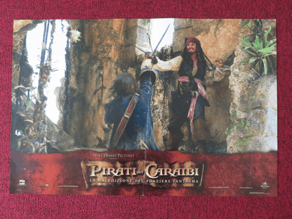 PIRATES OF THE CARIBBEAN: DEAD MAN'S CHEST - D ITALIAN FOTOBUSTA POSTER 2006 Rendezvous Cinema Movie posters