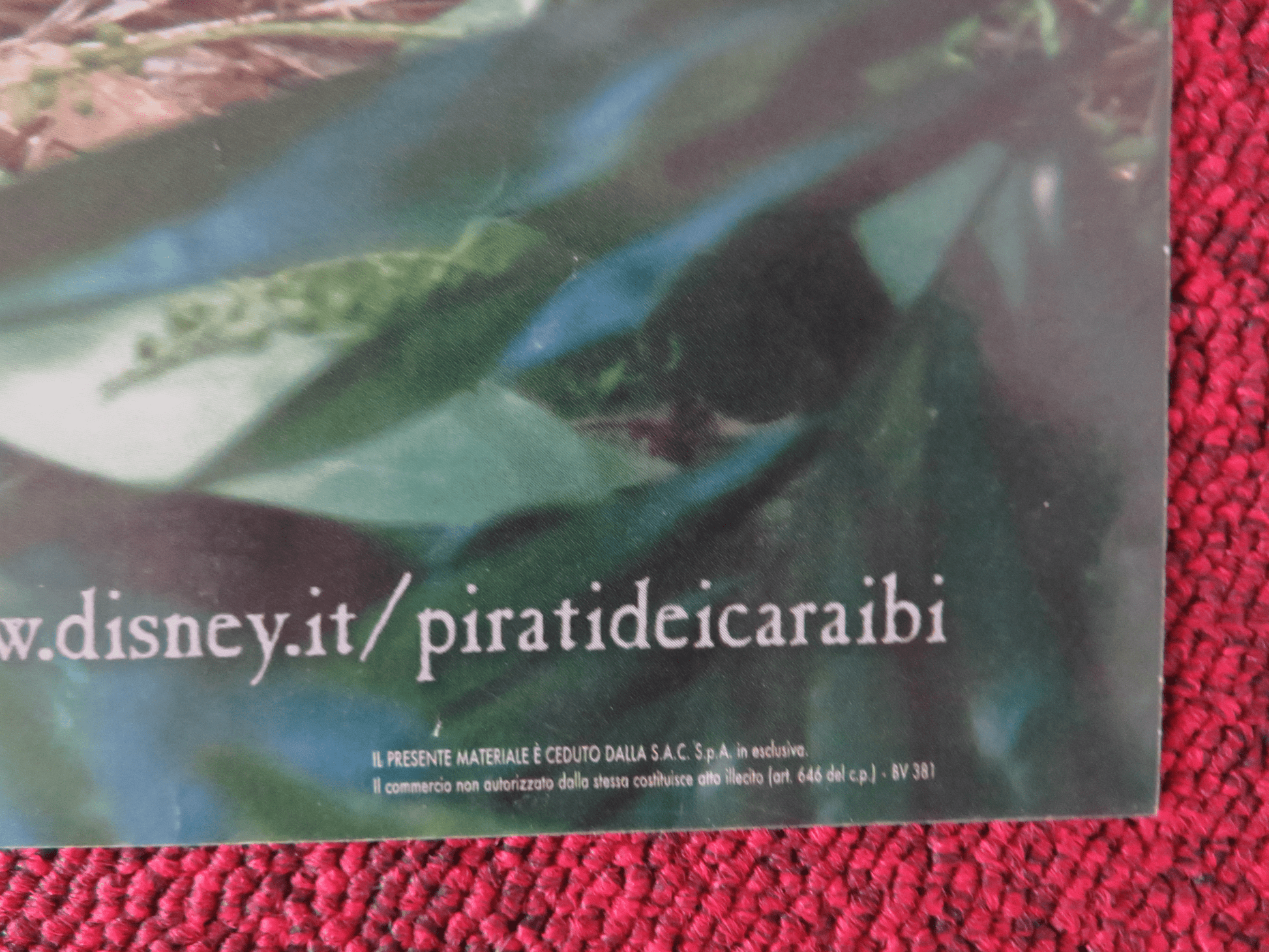 PIRATES OF THE CARIBBEAN: ON STRANGER TIDES ITALIAN FOTOBUSTA POSTER 2011 Rendezvous Cinema Movie posters