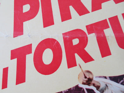 PIRATES OF TORTUGA ITALIAN LOCANDINA POSTER KEN SCOTT LETICIA ROMAN 1961 Rendezvous Cinema Movie posters