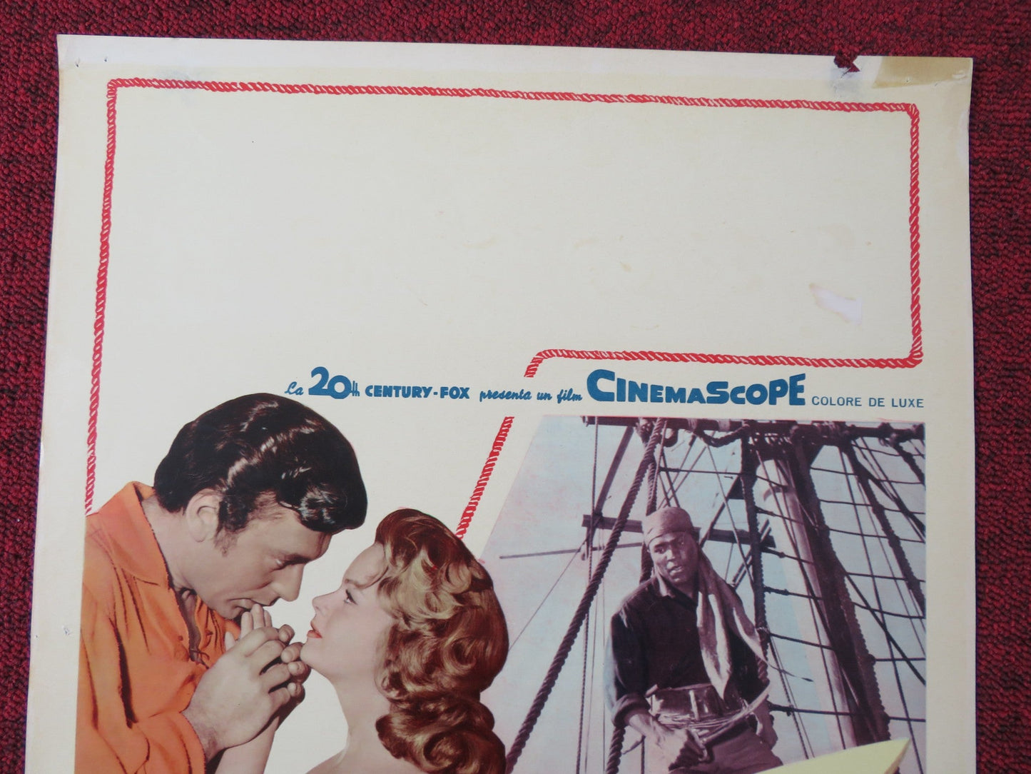 PIRATES OF TORTUGA ITALIAN LOCANDINA POSTER KEN SCOTT LETICIA ROMAN 1961 Rendezvous Cinema Movie posters