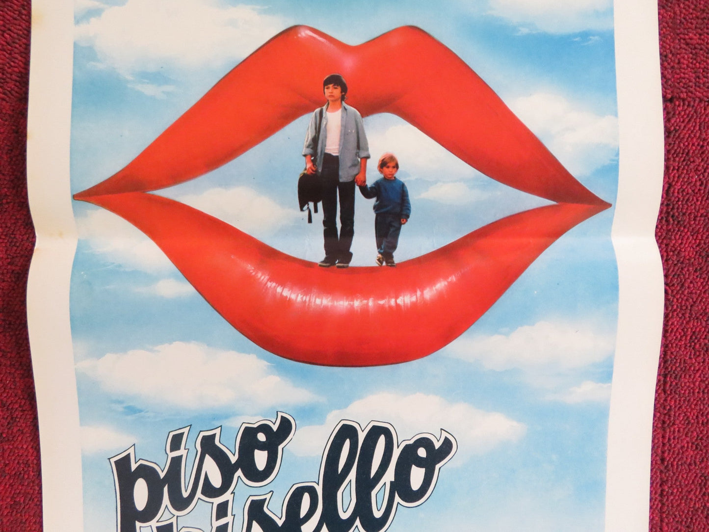 PISO PISELLO ITALIAN LOCANDINA POSTER LUCA PORRO FABIO PERABONI 1981 Rendezvous Cinema Movie posters