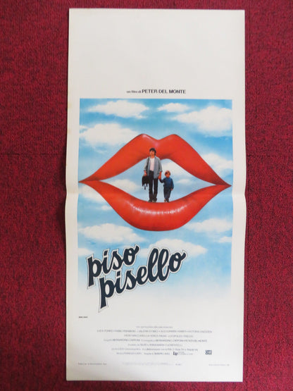 PISO PISELLO ITALIAN LOCANDINA POSTER LUCA PORRO FABIO PERABONI 1981 Rendezvous Cinema Movie posters