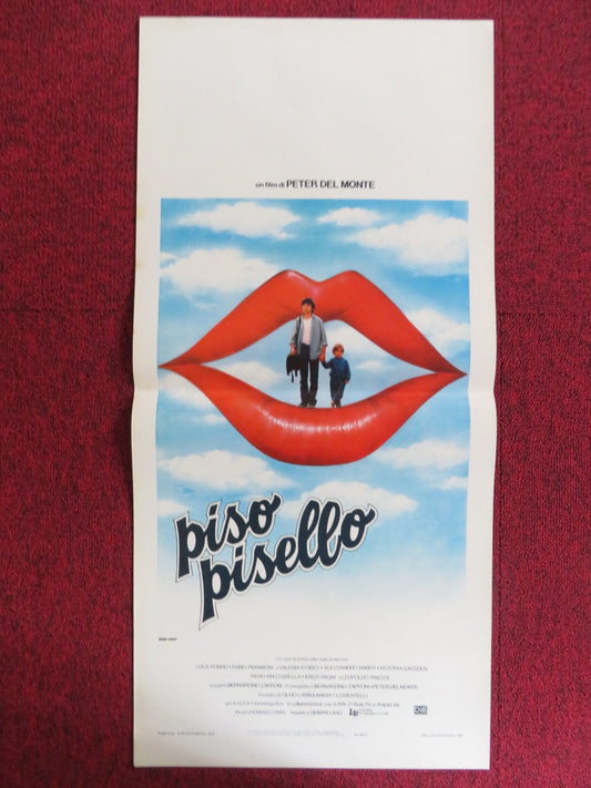 PISO PISELLO ITALIAN LOCANDINA POSTER LUCA PORRO FABIO PERABONI 1981 Rendezvous Cinema Movie posters