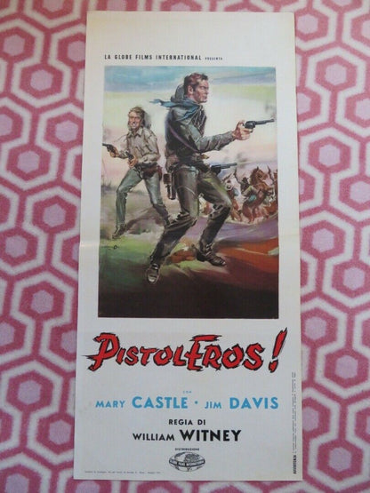 PISTOL EROS!/ Stories of the Century ITALIAN LOCANDINA (27.5"x13") POSTER 1963 Movie posters