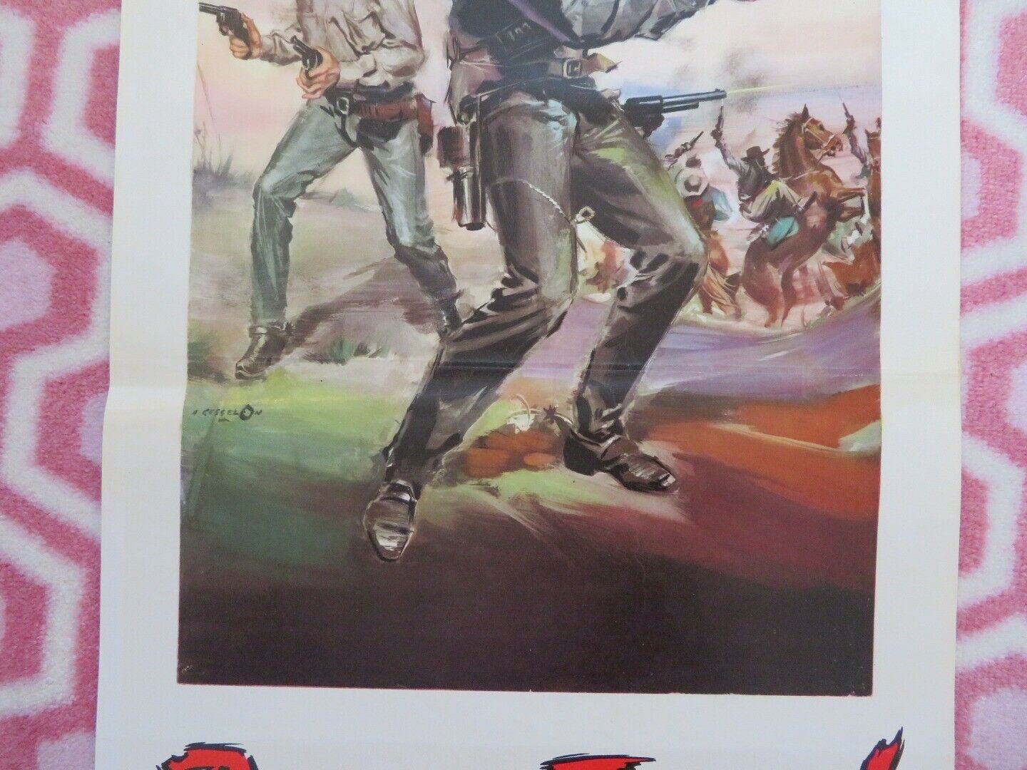 PISTOL EROS!/ Stories of the Century ITALIAN LOCANDINA (27.5"x13") POSTER 1963 Movie posters