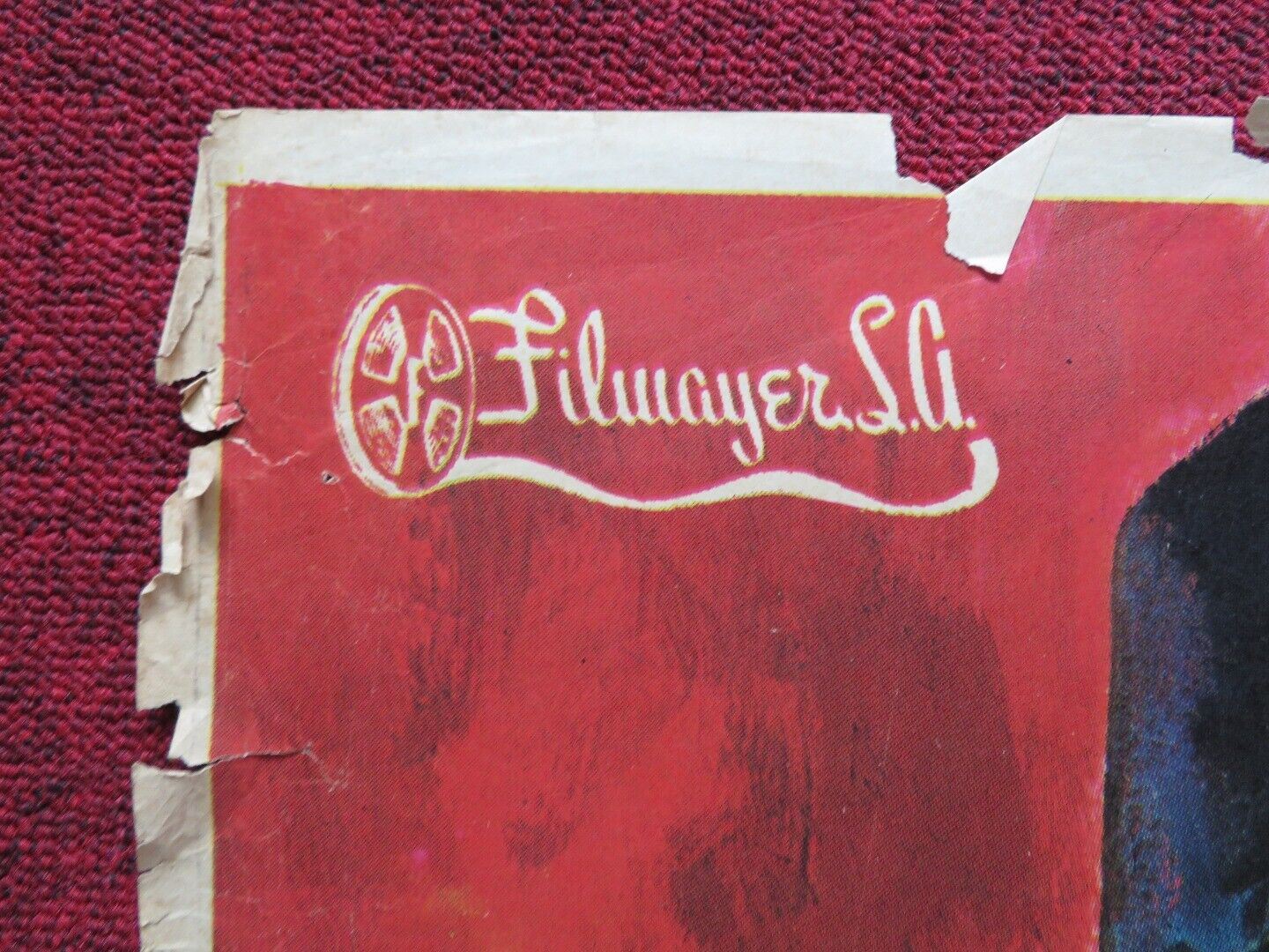 PISTOLERO / YOUNG BILLY YOUNG SPANISH ROLLED POSTER ROBERT MITCHUM 1969 Movie posters