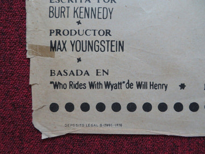 PISTOLERO / YOUNG BILLY YOUNG SPANISH ROLLED POSTER ROBERT MITCHUM 1969 Movie posters