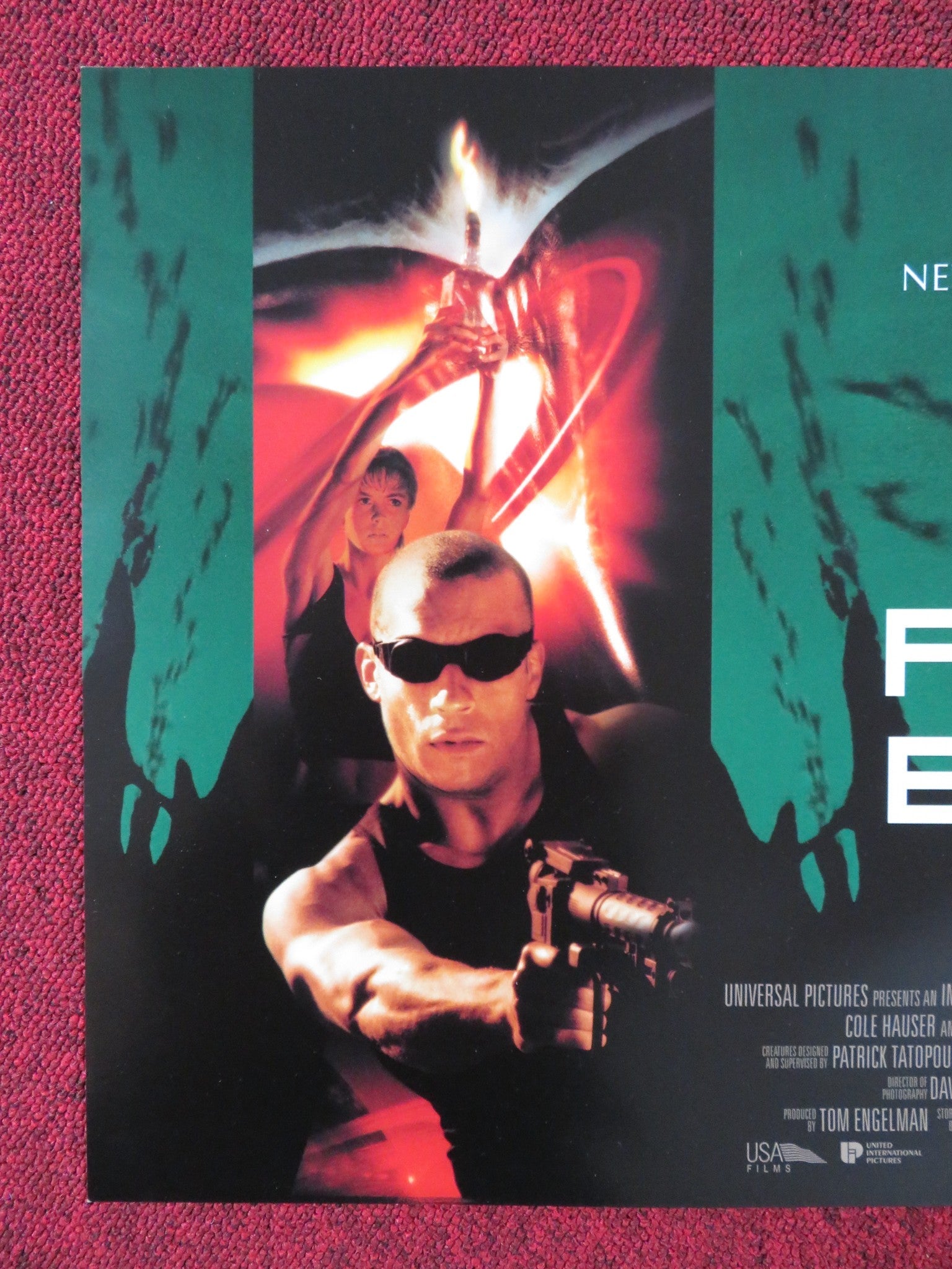 PITCH BLACK UK MINI QUAD POSTER VIN DIESEL RADHA MITCHELL 2000 Rendezvous Cinema Movie posters