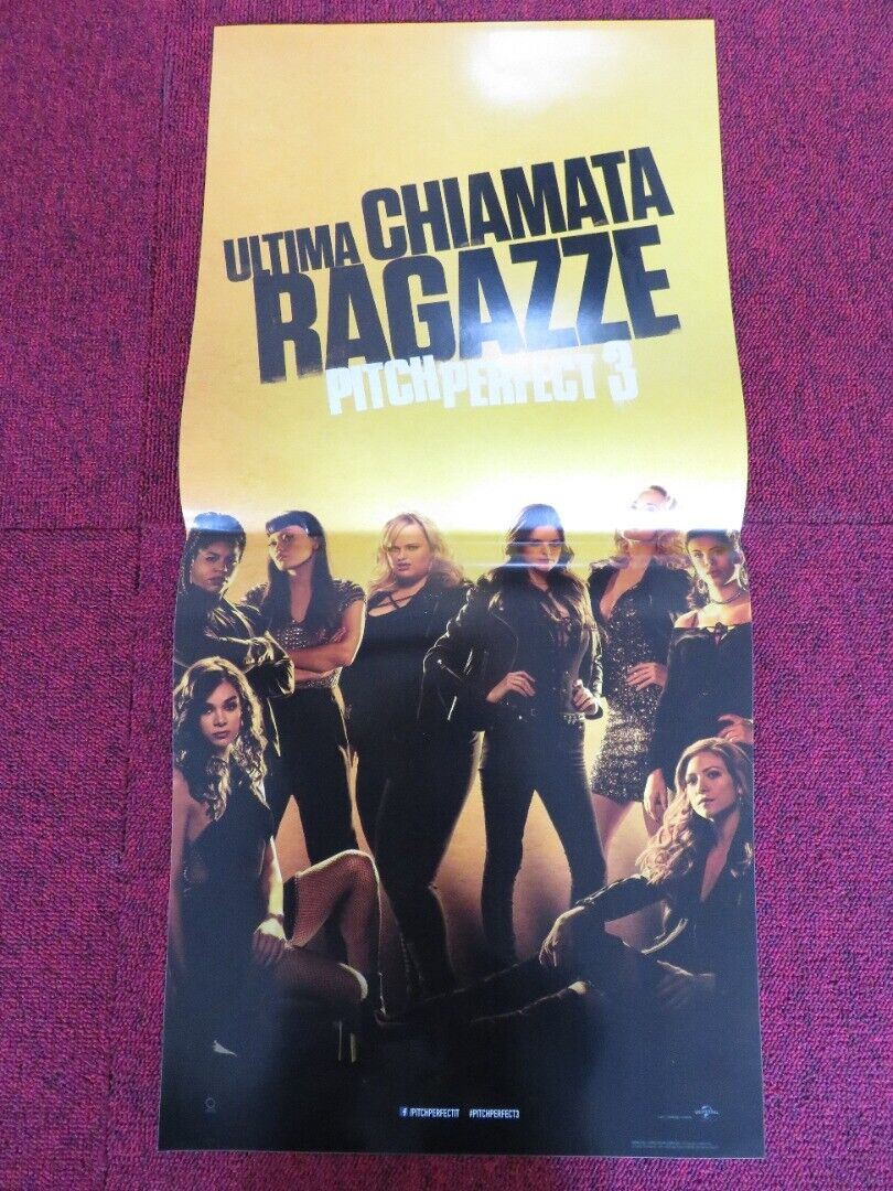PITCH PERFECT 3 ITALIAN LOCANDINA (26.5"x12.5") POSTER REBEL WILSON 2017 - Rendezvous Cinema