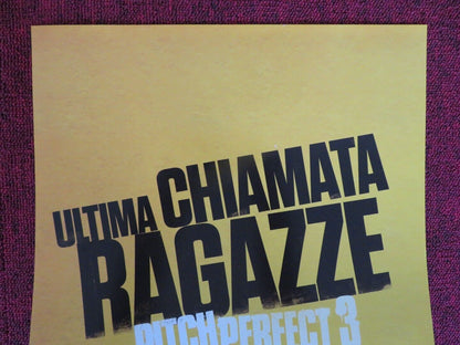 PITCH PERFECT 3 ITALIAN LOCANDINA (26.5"x12.5") POSTER REBEL WILSON 2017 - Rendezvous Cinema