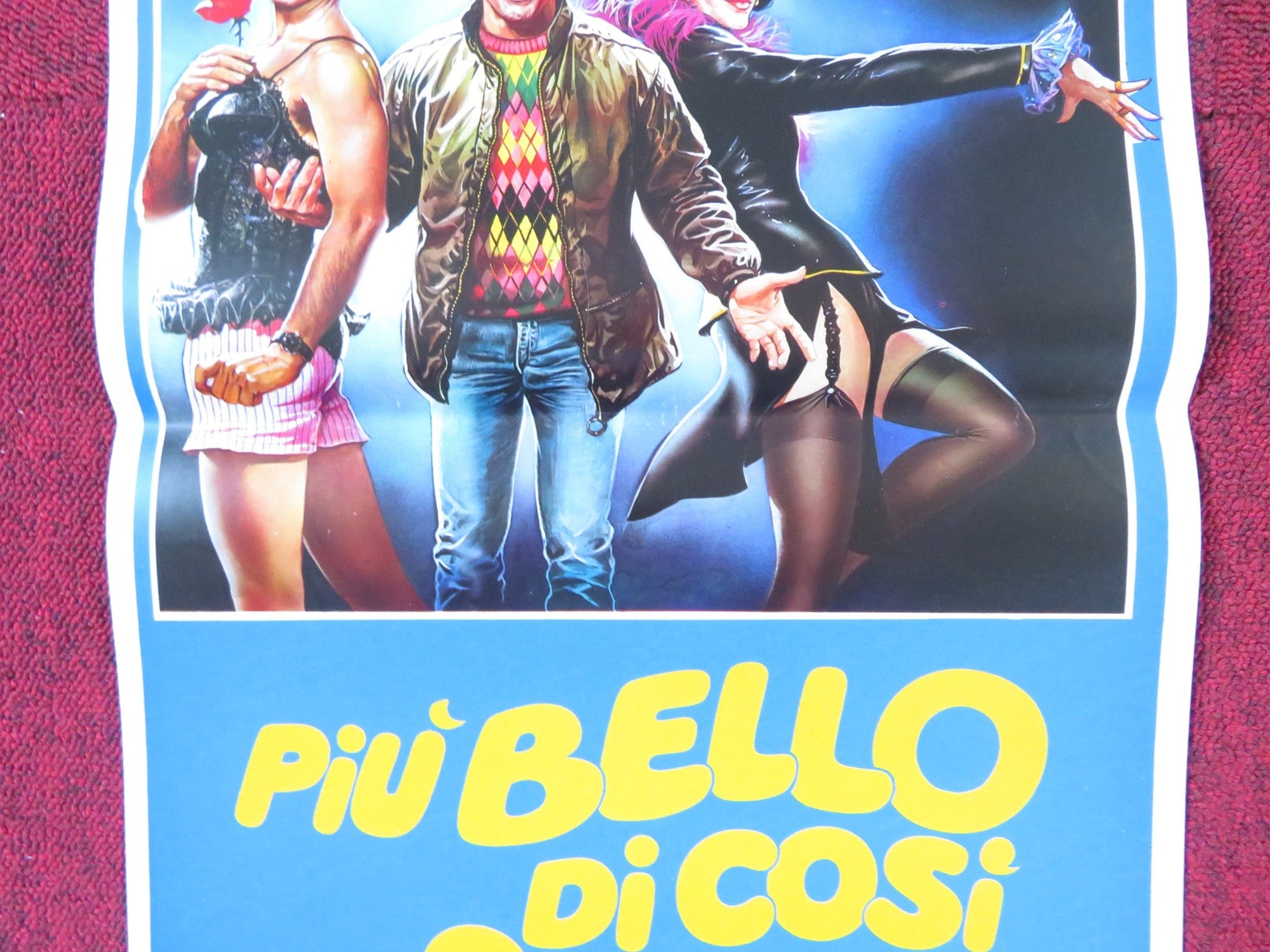 PIU' BELLO DI COSI SI MUORE ITALIAN LOCANDINA POSTER ENRICO MONTESANO 1982 Rendezvous Cinema Movie posters