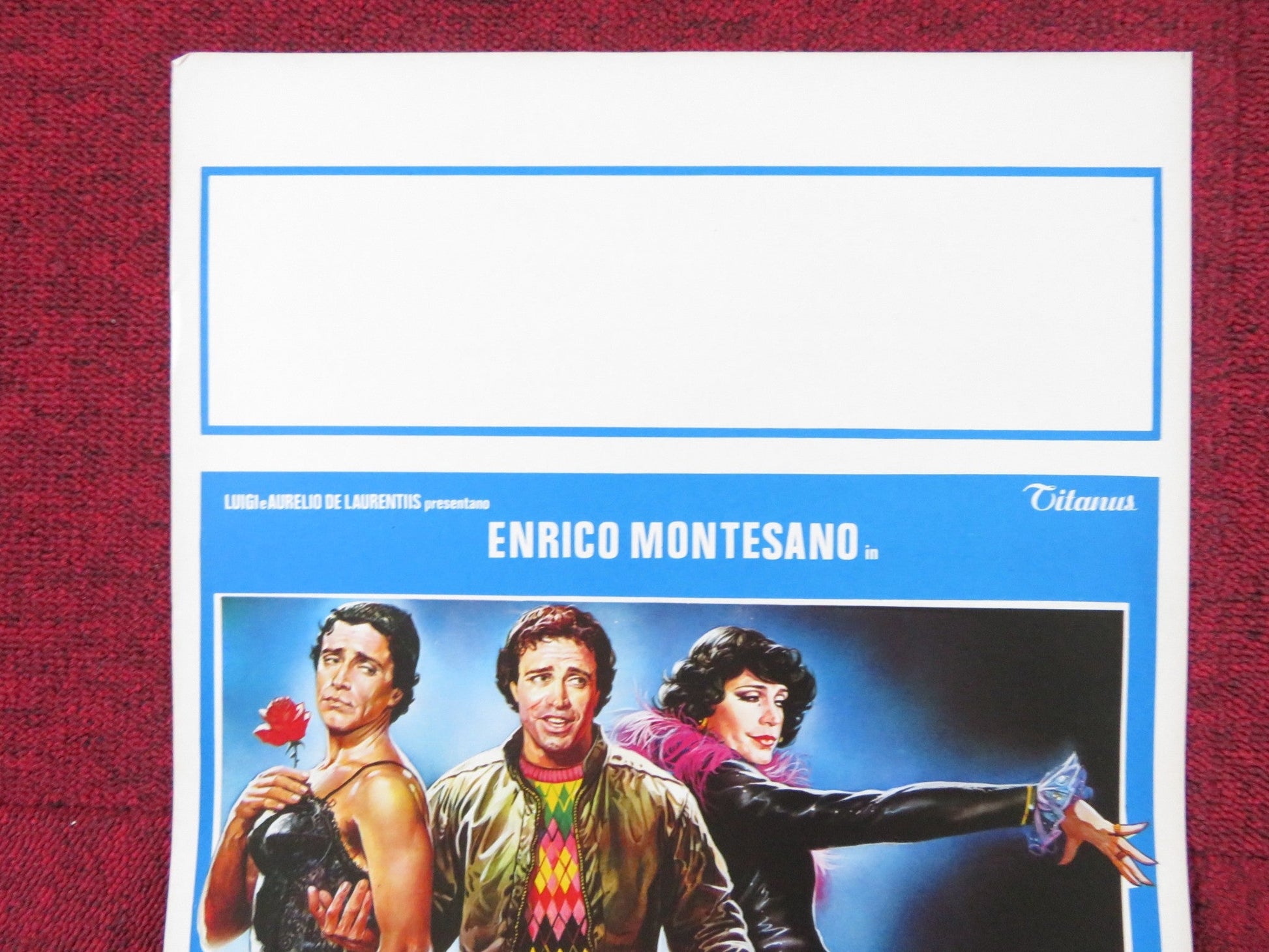 PIU' BELLO DI COSI SI MUORE ITALIAN LOCANDINA POSTER ENRICO MONTESANO 1982 Rendezvous Cinema Movie posters
