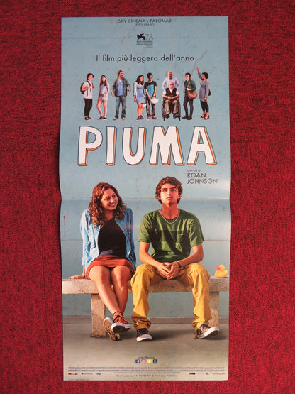 PIUMA / FEATHER ITALIAN LOCANDINA POSTER LUIGI FEDELE BLU YOSHIMI 2016 Rendezvous Cinema Movie posters