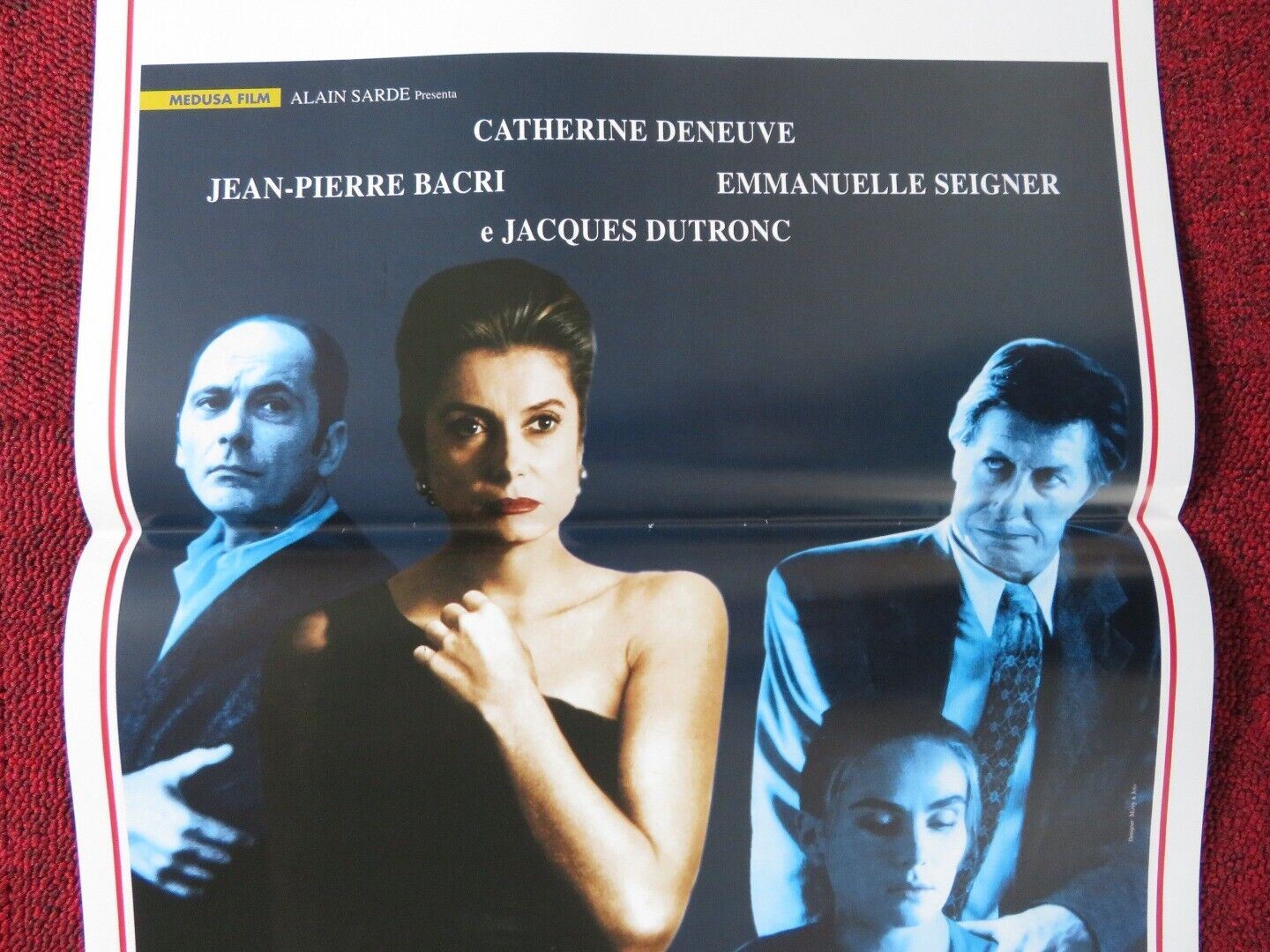 PLACE VENDOME ITALIAN LOCANDINA (27.5"x13") POSTER CATHERINE DENEUVE 1999 - Rendezvous Cinema
