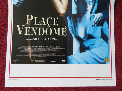 PLACE VENDOME ITALIAN LOCANDINA (27.5"x13") POSTER CATHERINE DENEUVE 1999 - Rendezvous Cinema