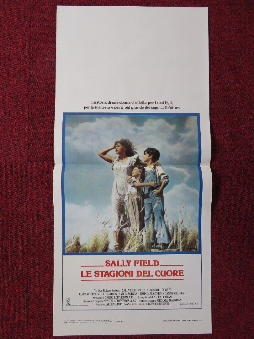 PLACES IN THE HEART ITALIAN LOCANDINA (27.5"x13") POSTER S FIELD ED HARRIS '84 Movie posters