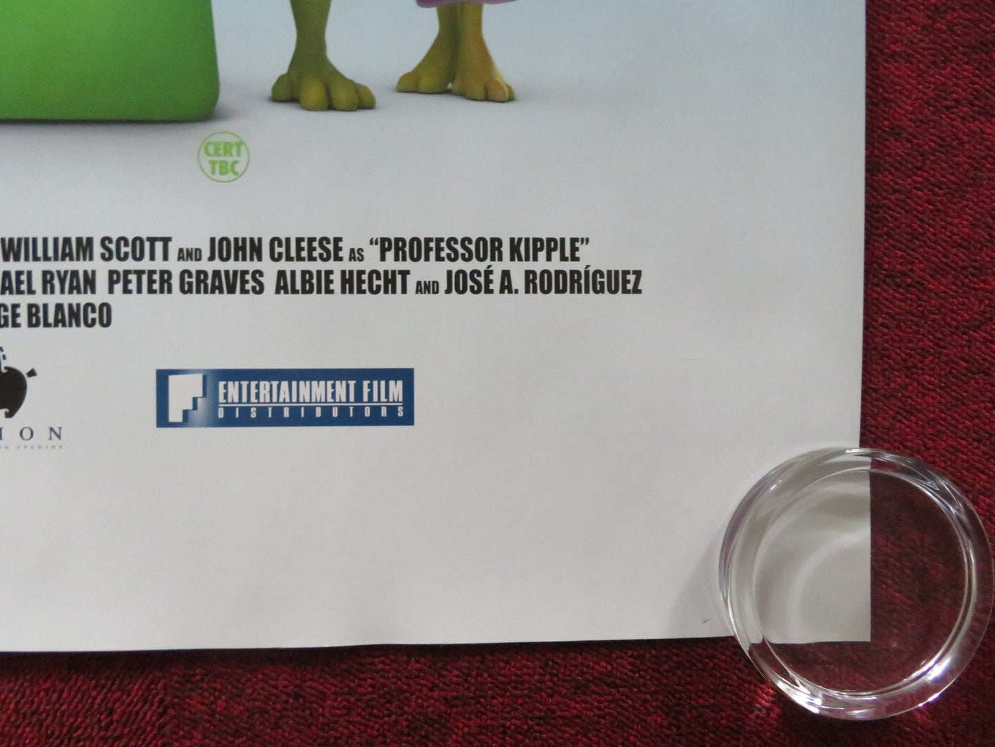 PLANET 51 UK QUAD ROLLED POSTER DWAYNE JOHNSON JESSICA BIEL 2009 Rendezvous Cinema Movie posters