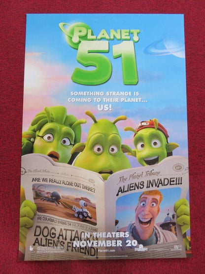 PLANET 51 US ONE SHEET ROLLED POSTER DWAYNE JOHNSON 2009 - Rendezvous Cinema