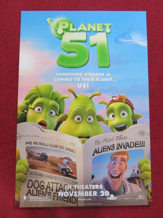 PLANET 51 US ONE SHEET ROLLED POSTER DWAYNE JOHNSON 2009 - Rendezvous Cinema
