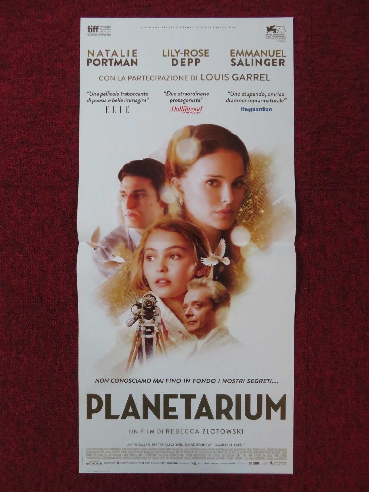 PLANETARIUM ITALIAN LOCANDINA POSTER NATALIE PORTMAN LILY - ROSE DEPP 2016 Rendezvous Cinema Movie posters