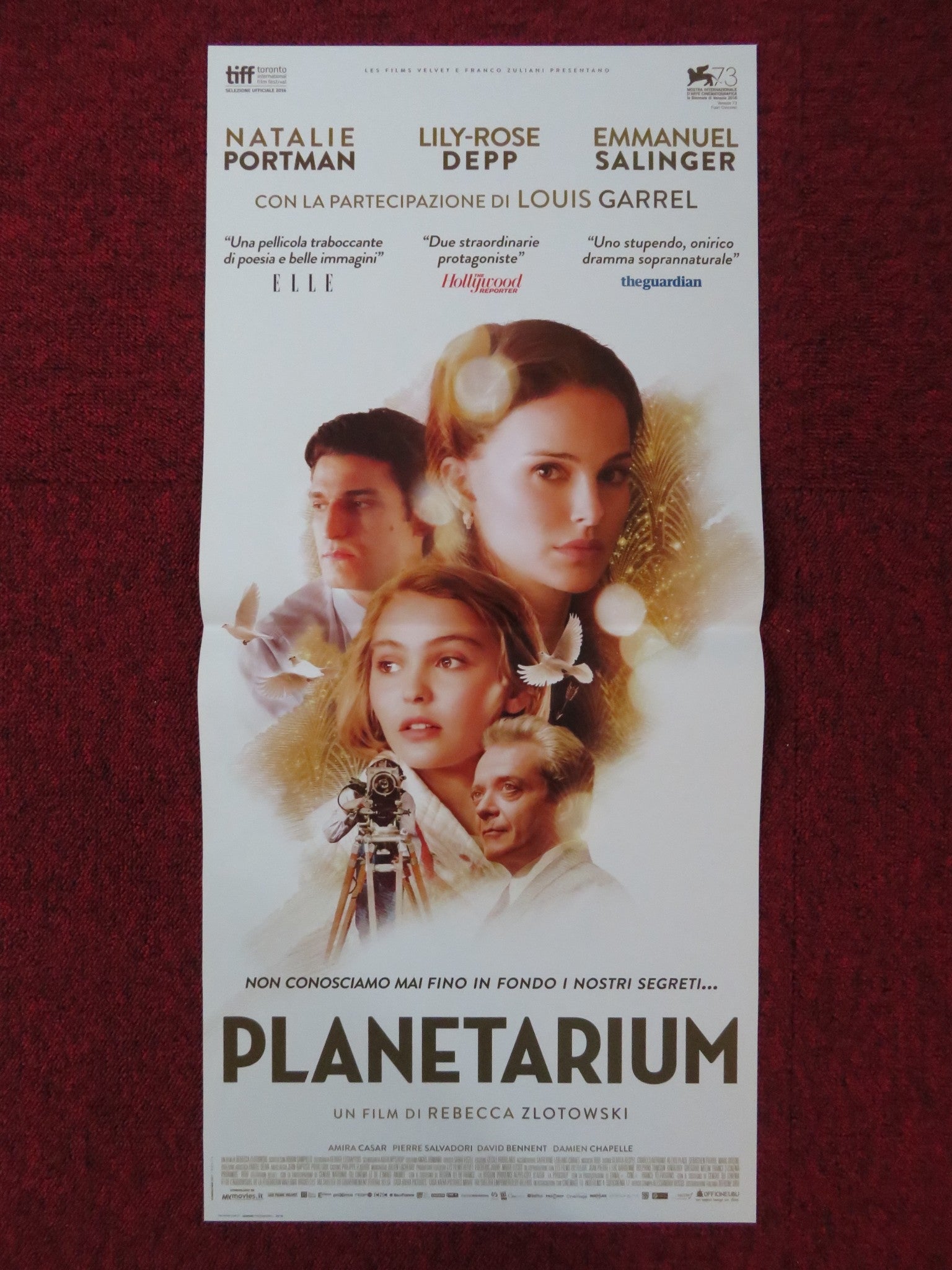 PLANETARIUM ITALIAN LOCANDINA POSTER NATALIE PORTMAN LILY - ROSE DEPP 2016 Rendezvous Cinema Movie posters