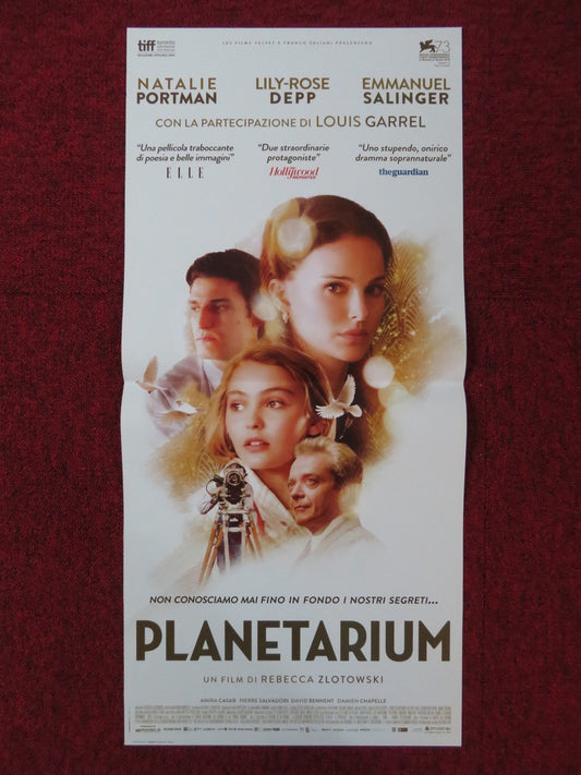 PLANETARIUM ITALIAN LOCANDINA POSTER NATALIE PORTMAN LILY - ROSE DEPP 2016 Rendezvous Cinema Movie posters