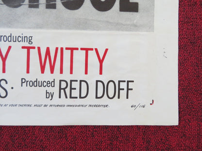 PLATINUM HIGH SCHOOL FOLDED US ONE SHEET POSTER MICKEY ROONEY TERRY MOORE 1960 Rendezvous Cinema Movie posters