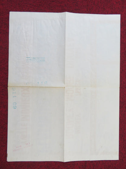 PLATINUM HIGH SCHOOL FOLDED US ONE SHEET POSTER MICKEY ROONEY TERRY MOORE 1960 Rendezvous Cinema Movie posters