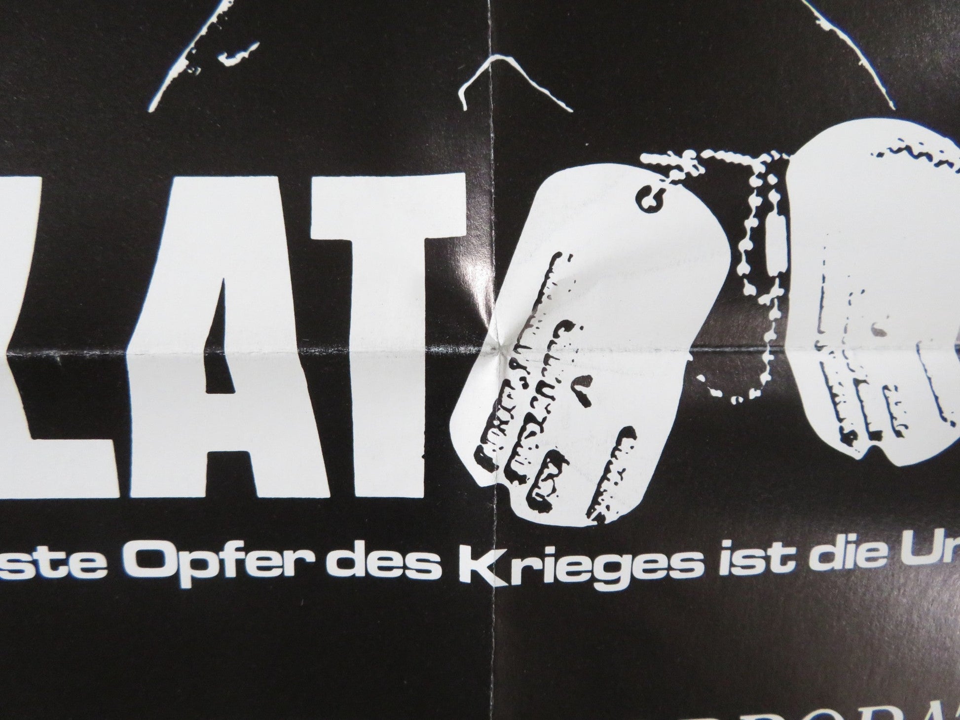 PLATOON GERMAN A1 POSTER OLIVER STONE CHARLIE SHEEN 1986 Rendezvous Cinema Movie posters