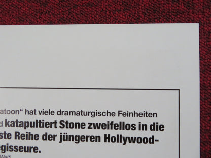 PLATOON GERMAN A1 POSTER OLIVER STONE CHARLIE SHEEN 1986 Rendezvous Cinema Movie posters