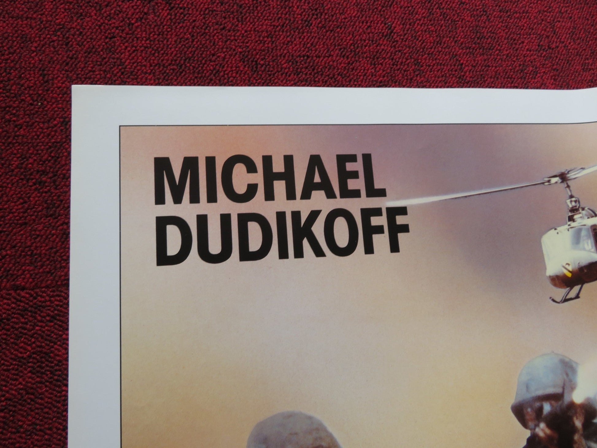 PLATOON LEADER - CANNON FOLDED US ONE SHEET POSTER MICHAEL DUDIKOFF 1988 Rendezvous Cinema Movie posters