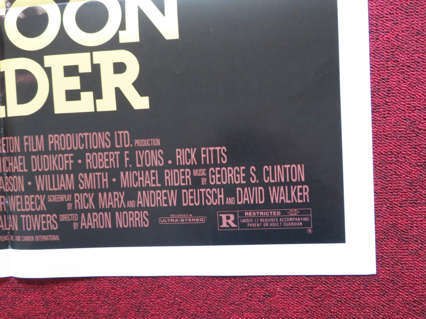 PLATOON LEADER - CANNON FOLDED US ONE SHEET POSTER MICHAEL DUDIKOFF 1988 Rendezvous Cinema Movie posters