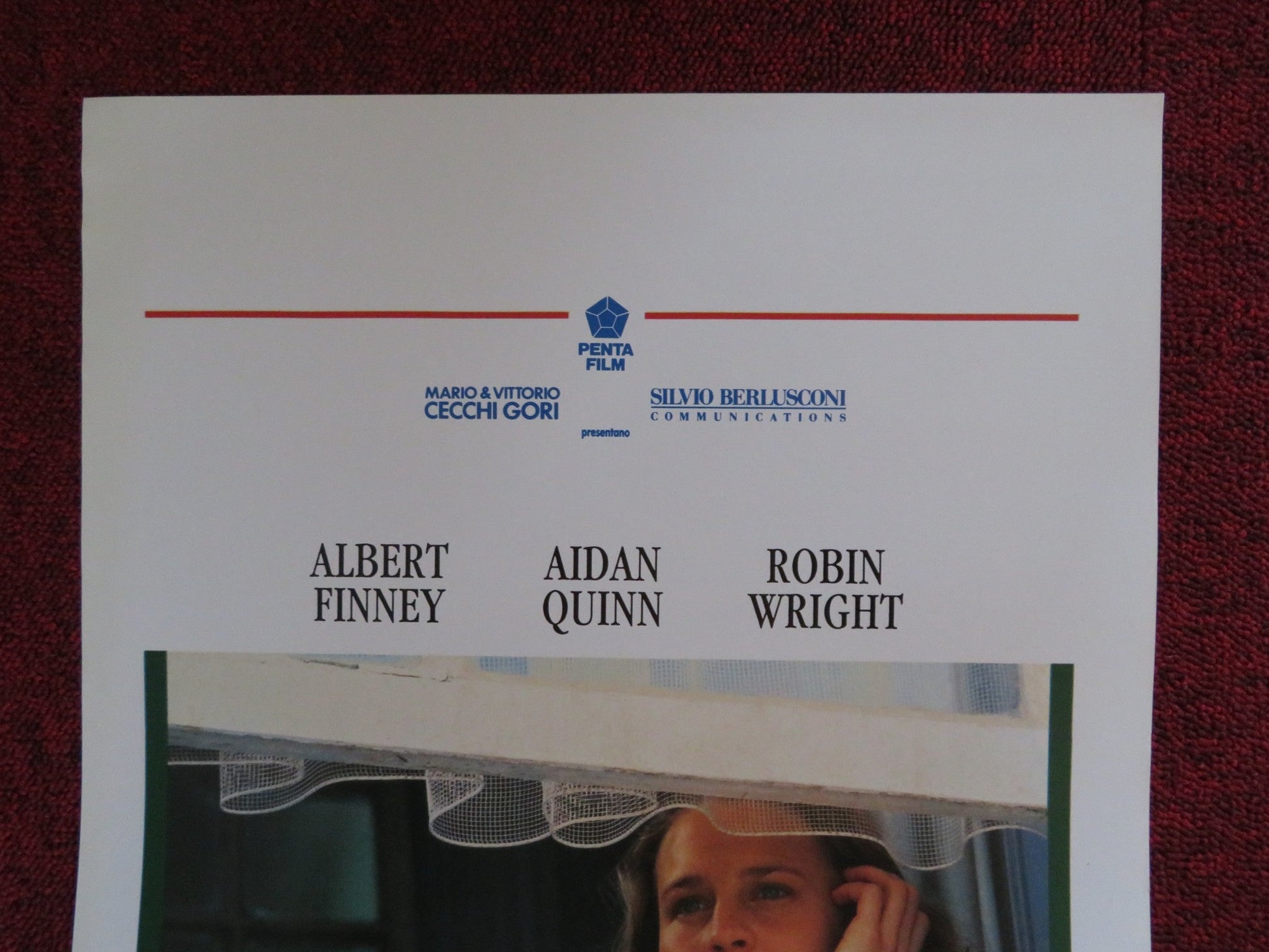 PLAYBOYS ITALIAN LOCANDINA POSTER ALBERT FINNEY AIDAN QUINN 1992 Rendezvous Cinema Movie posters