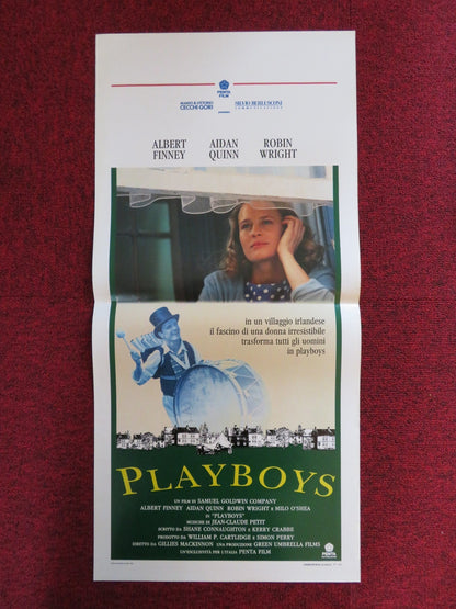 PLAYBOYS ITALIAN LOCANDINA POSTER ALBERT FINNEY AIDAN QUINN 1992 Rendezvous Cinema Movie posters